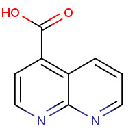 99066-71-4 1,8-naphthyridine-4-carboxylic acid chemical structure