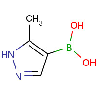 1071455-14-5 (5-methyl-1H-pyrazol-4-yl)boronic acid chemical structure