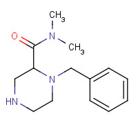 181956-23-0 1-benzyl-N,N-dimethylpiperazine-2-carboxamide chemical structure