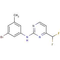 1312535-50-4 N-(3-bromo-5-methylphenyl)-4-(difluoromethyl)pyrimidin-2-amine chemical structure