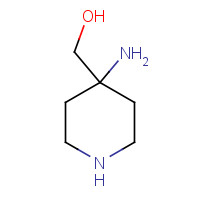 725209-34-7 (4-aminopiperidin-4-yl)methanol chemical structure