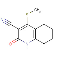 28559-54-8 4-methylsulfanyl-2-oxo-5,6,7,8-tetrahydro-1H-quinoline-3-carbonitrile chemical structure