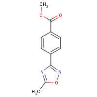196301-94-7 methyl 4-(5-methyl-1,2,4-oxadiazol-3-yl)benzoate chemical structure