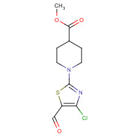 914348-64-4 methyl 1-(4-chloro-5-formyl-1,3-thiazol-2-yl)piperidine-4-carboxylate chemical structure
