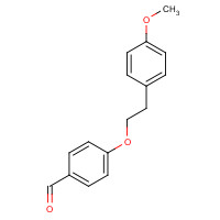 1226273-80-8 4-[2-(4-methoxyphenyl)ethoxy]benzaldehyde chemical structure