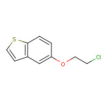 893442-52-9 5-(2-chloroethoxy)-1-benzothiophene chemical structure