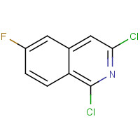 1041423-26-0 1,3-dichloro-6-fluoroisoquinoline chemical structure