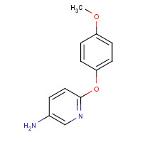 219865-99-3 6-(4-methoxyphenoxy)pyridin-3-amine chemical structure