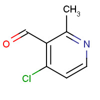 1060805-88-0 4-chloro-2-methylpyridine-3-carbaldehyde chemical structure