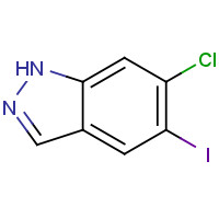 1227269-39-7 6-chloro-5-iodo-1H-indazole chemical structure