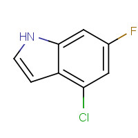 885520-79-6 4-chloro-6-fluoro-1H-indole chemical structure