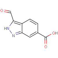 319474-35-6 3-formyl-2H-indazole-6-carboxylic acid chemical structure