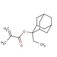 209982-56-9 (2-ethyl-2-adamantyl) 2-methylprop-2-enoate chemical structure