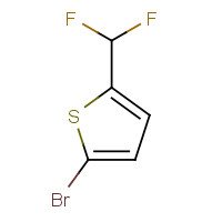 924646-90-2 2-bromo-5-(difluoromethyl)thiophene chemical structure