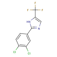 33469-16-8 2-(3,4-dichlorophenyl)-5-(trifluoromethyl)-1H-imidazole chemical structure