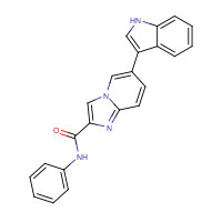 1167624-33-0 6-(1H-indol-3-yl)-N-phenylimidazo[1,2-a]pyridine-2-carboxamide chemical structure