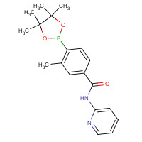1419221-42-3 3-methyl-N-pyridin-2-yl-4-(4,4,5,5-tetramethyl-1,3,2-dioxaborolan-2-yl)benzamide chemical structure
