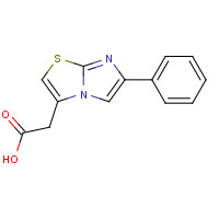 68347-91-1 2-(6-phenylimidazo[2,1-b][1,3]thiazol-3-yl)acetic acid chemical structure