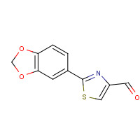 885278-54-6 2-(1,3-benzodioxol-5-yl)-1,3-thiazole-4-carbaldehyde chemical structure