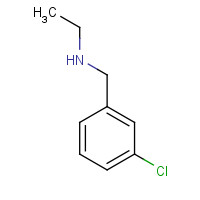39180-82-0 N-[(3-chlorophenyl)methyl]ethanamine chemical structure