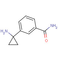 1391110-27-2 3-(1-aminocyclopropyl)benzamide chemical structure