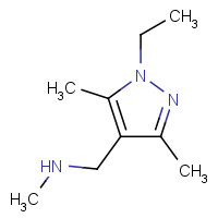 956373-21-0 1-(1-ethyl-3,5-dimethylpyrazol-4-yl)-N-methylmethanamine chemical structure