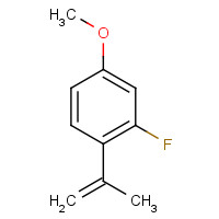875446-55-2 2-fluoro-4-methoxy-1-prop-1-en-2-ylbenzene chemical structure