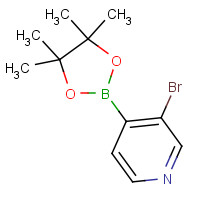 458532-92-8 3-bromo-4-(4,4,5,5-tetramethyl-1,3,2-dioxaborolan-2-yl)pyridine chemical structure