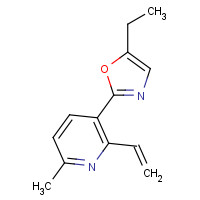 1228430-77-0 2-(2-ethenyl-6-methylpyridin-3-yl)-5-ethyl-1,3-oxazole chemical structure