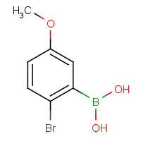 89694-44-0 (2-bromo-5-methoxyphenyl)boronic acid chemical structure