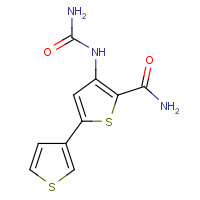 354810-98-3 3-(carbamoylamino)-5-thiophen-3-ylthiophene-2-carboxamide chemical structure