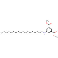 63217-37-8 dimethyl 5-(octadecylamino)benzene-1,3-dicarboxylate chemical structure