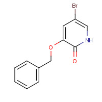 1333146-84-1 5-bromo-3-phenylmethoxy-1H-pyridin-2-one chemical structure