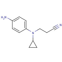 1304634-66-9 3-(4-amino-N-cyclopropylanilino)propanenitrile chemical structure