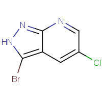 1245649-96-0 3-bromo-5-chloro-2H-pyrazolo[3,4-b]pyridine chemical structure