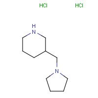 1211479-21-8 3-(pyrrolidin-1-ylmethyl)piperidine;dihydrochloride chemical structure