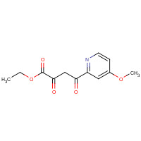 741286-56-6 ethyl 4-(4-methoxypyridin-2-yl)-2,4-dioxobutanoate chemical structure