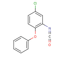 85385-33-7 4-chloro-2-isocyanato-1-phenoxybenzene chemical structure