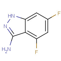 1197193-24-0 4,6-difluoro-1H-indazol-3-amine chemical structure