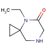 851726-87-9 4-ethyl-4,7-diazaspiro[2.5]octan-5-one chemical structure