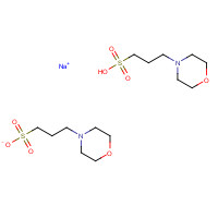 117961-20-3 sodium;3-morpholin-4-ylpropane-1-sulfonate;3-morpholin-4-ylpropane-1-sulfonic acid chemical structure