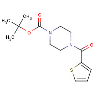 473733-88-9 tert-butyl 4-(thiophene-2-carbonyl)piperazine-1-carboxylate chemical structure