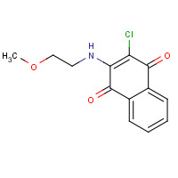 22272-22-6 2-chloro-3-(2-methoxyethylamino)naphthalene-1,4-dione chemical structure