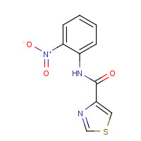 4866-07-3 N-(2-nitrophenyl)-1,3-thiazole-4-carboxamide chemical structure