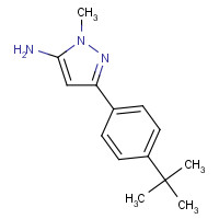 175137-47-0 5-(4-tert-butylphenyl)-2-methylpyrazol-3-amine chemical structure