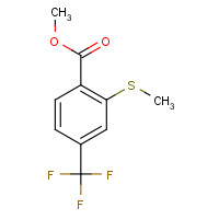 192805-69-9 methyl 2-methylsulfanyl-4-(trifluoromethyl)benzoate chemical structure