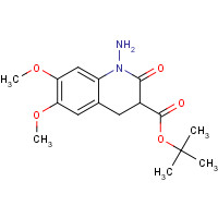 171607-80-0 tert-butyl 1-amino-6,7-dimethoxy-2-oxo-3,4-dihydroquinoline-3-carboxylate chemical structure