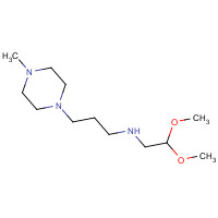 1275291-24-1 N-(2,2-dimethoxyethyl)-3-(4-methylpiperazin-1-yl)propan-1-amine chemical structure