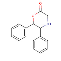 19180-79-1 5,6-diphenylmorpholin-2-one chemical structure