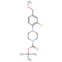 1364345-33-4 tert-butyl 4-[2-fluoro-4-(methoxymethyl)phenyl]piperazine-1-carboxylate chemical structure